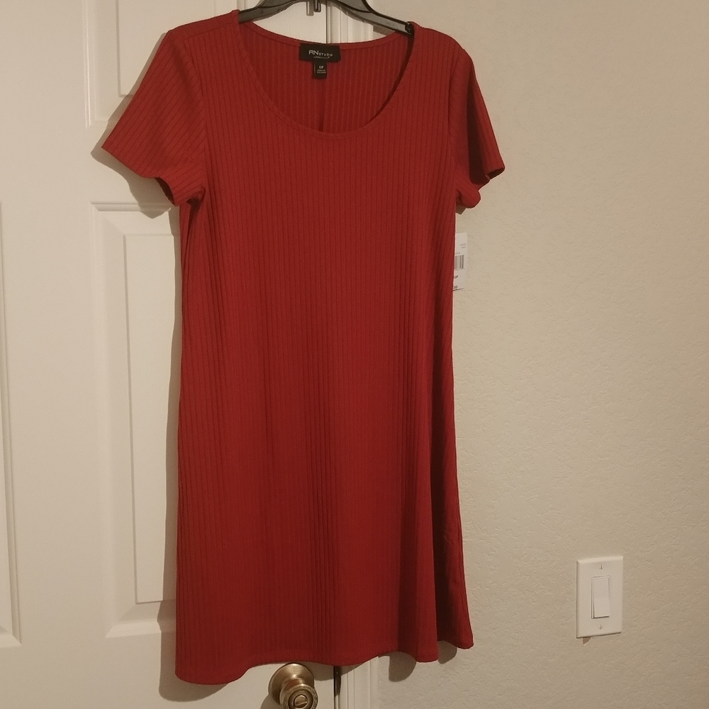 Nwt, rust or burnt orange dress, 10p
